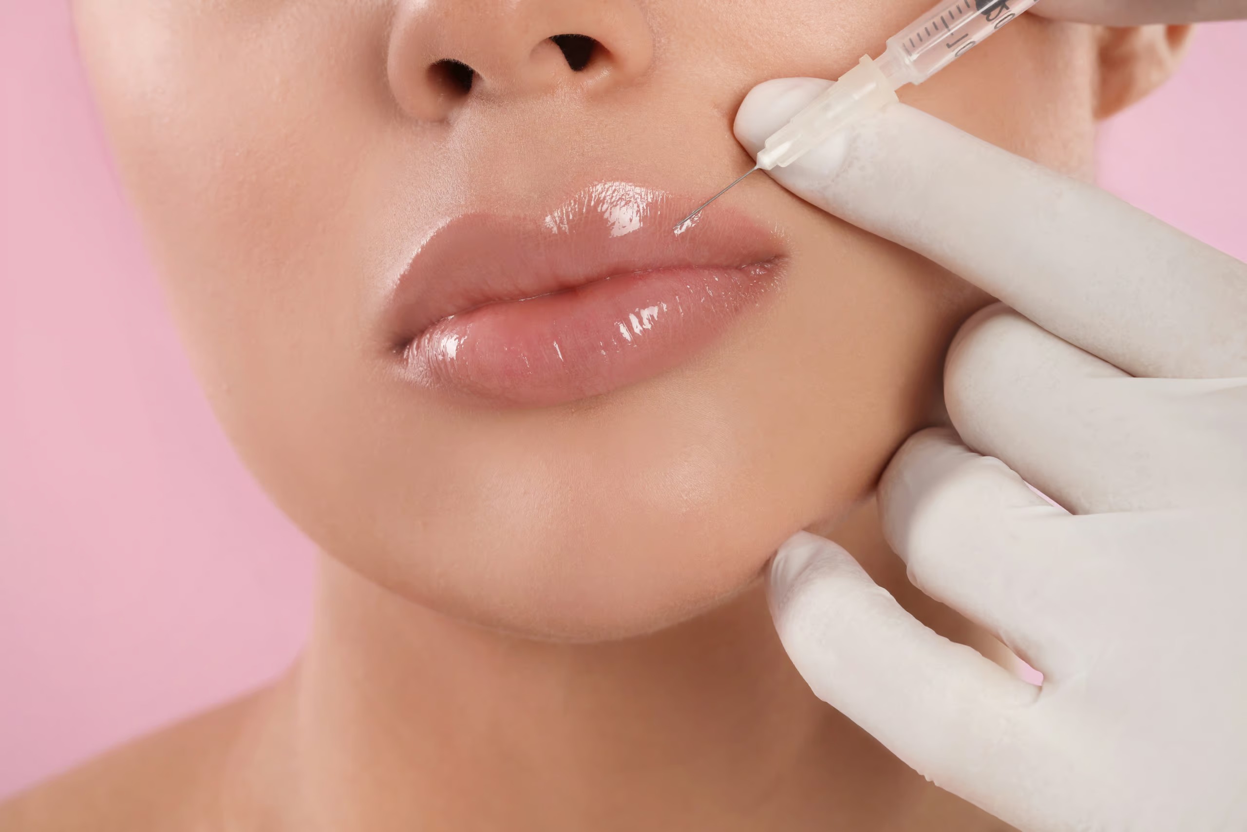 نتایج و تغییرات پس از تزریق ژل لب